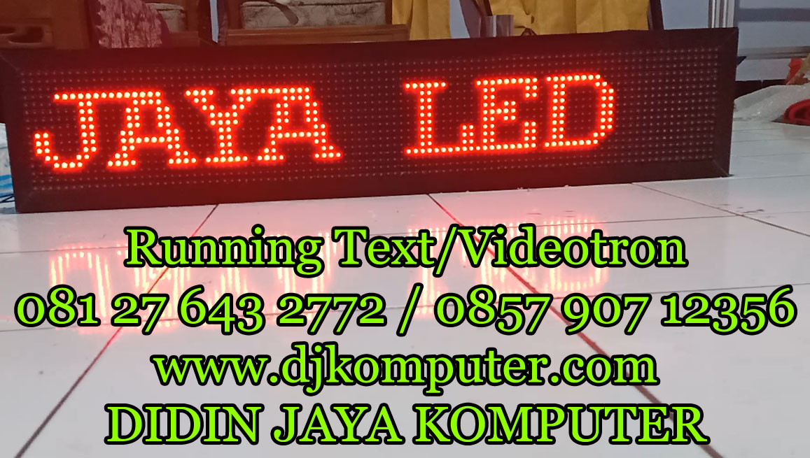 Dengan menggunakan led berwarna merah, membuat semua orang menjadi lebih gampang mengenali tempat yang anda miliki. Sehingga dapat terciptanya kepercayaan yang bisa memberikan usaha anda lebih maju.